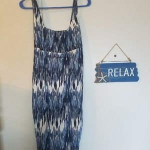 Calvin Klein Blue watercolor Dress